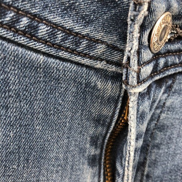 Levi's 529 Curvy Bootcut Jean Womens 31 Blue Dark Wash Stretch Mid Rise - Picture 6 of 13